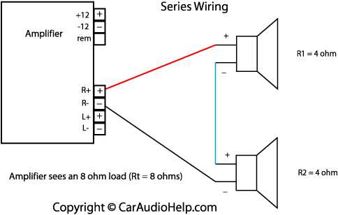 3 4 ohm speaker wiring diagram