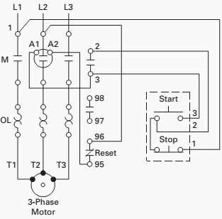 3 phase motor wiring diagram 3 wire