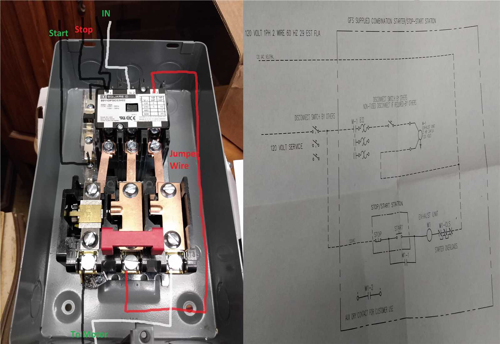 3 phase stop start wiring diagram