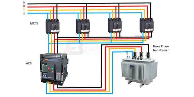 3 phase transformer wiring diagram