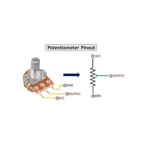 3 pin potentiometer wiring diagram