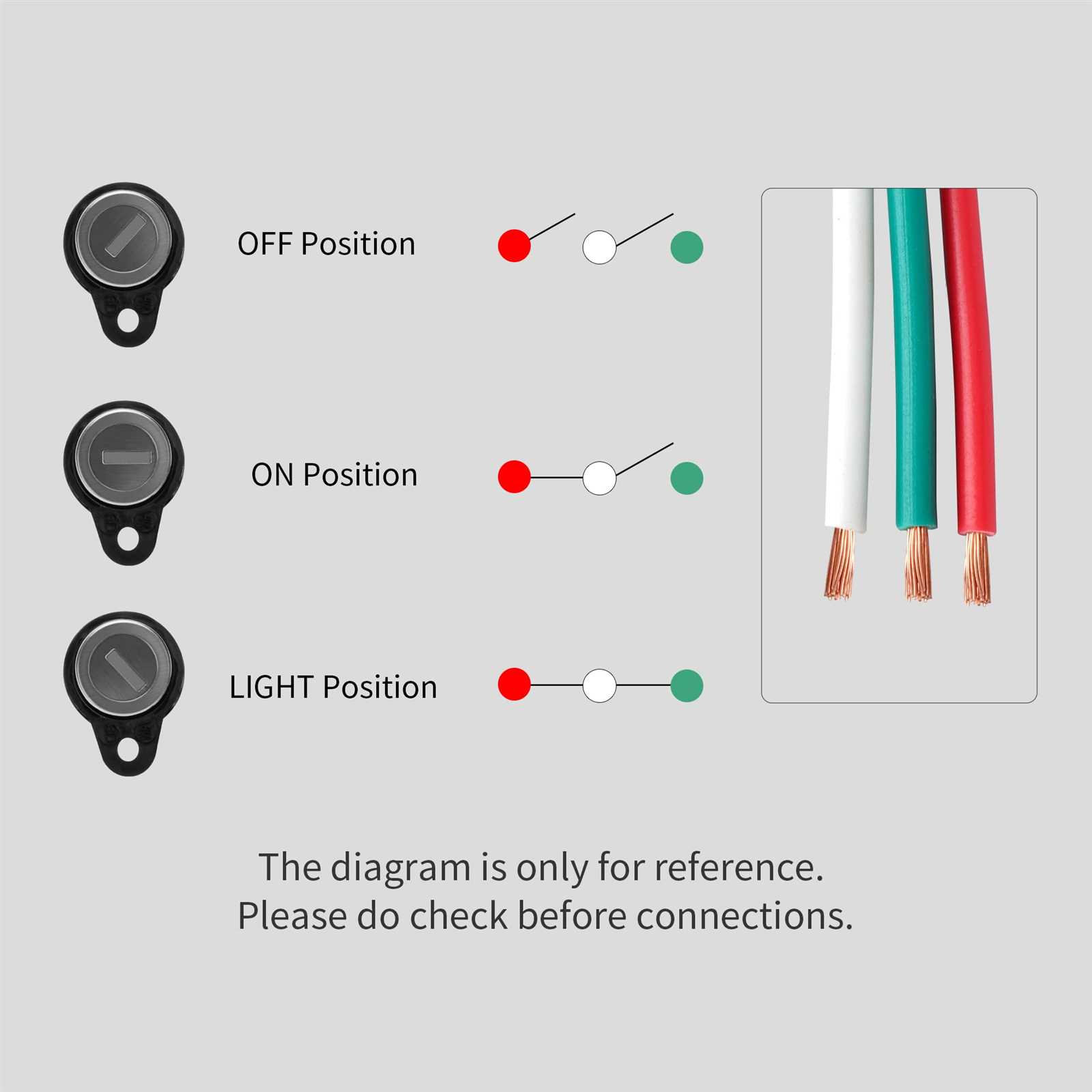 3 position ignition switch wiring diagram