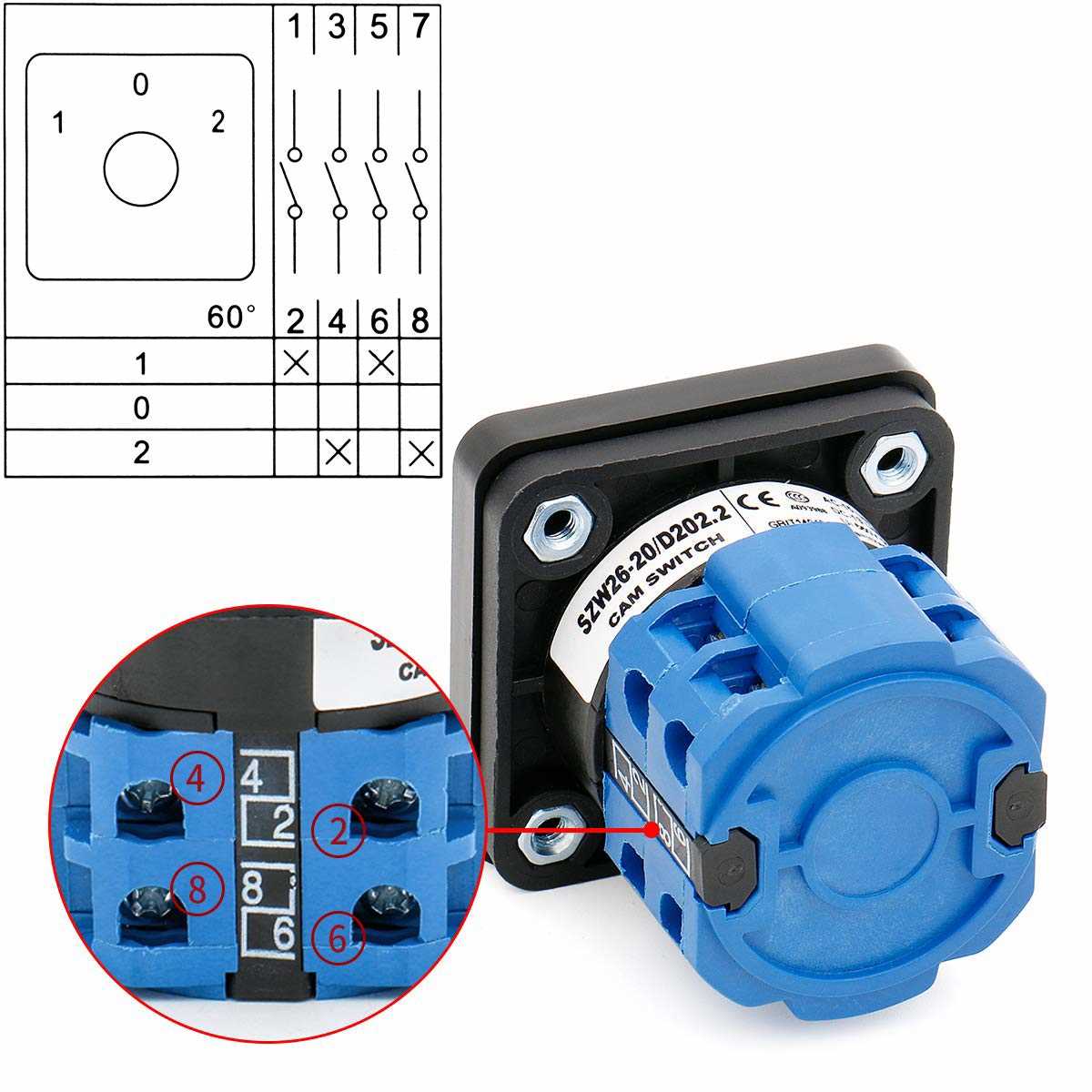 3 position selector switch wiring diagram