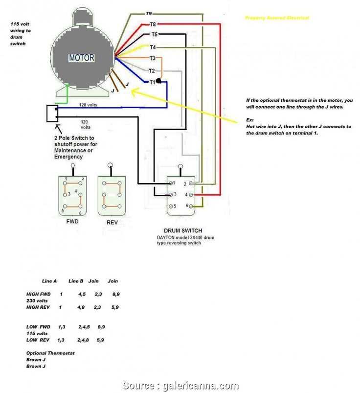 3 wire motor wiring diagram