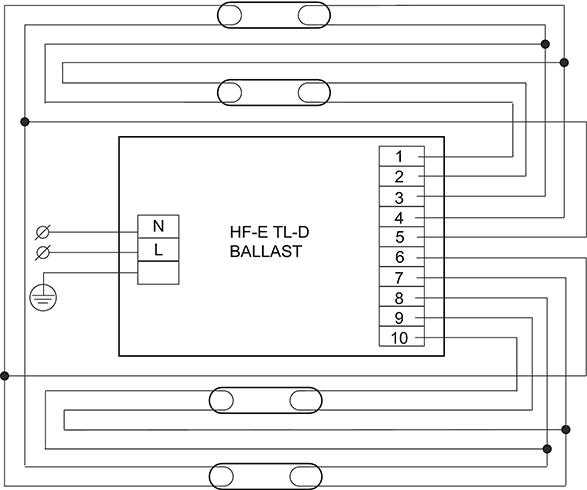 3 lamp ballast wiring diagram