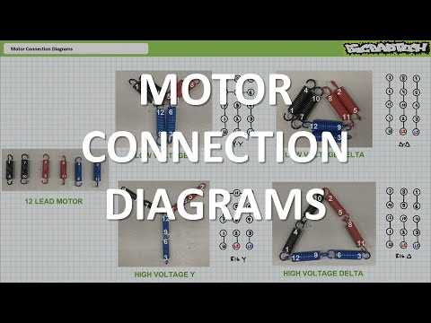 3 phase motor wiring diagram 12 leads