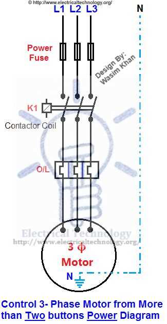 3 phase motor wiring diagram 3 wire