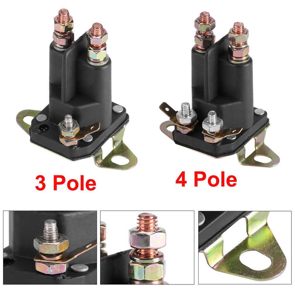 3 pole to 4 pole starter solenoid wiring diagram