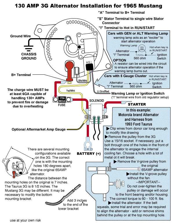 3 wire ford alternator regulator wiring diagram