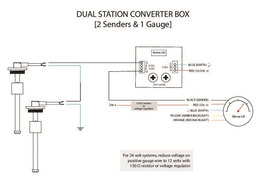 3 wire fuel sending unit wiring diagram