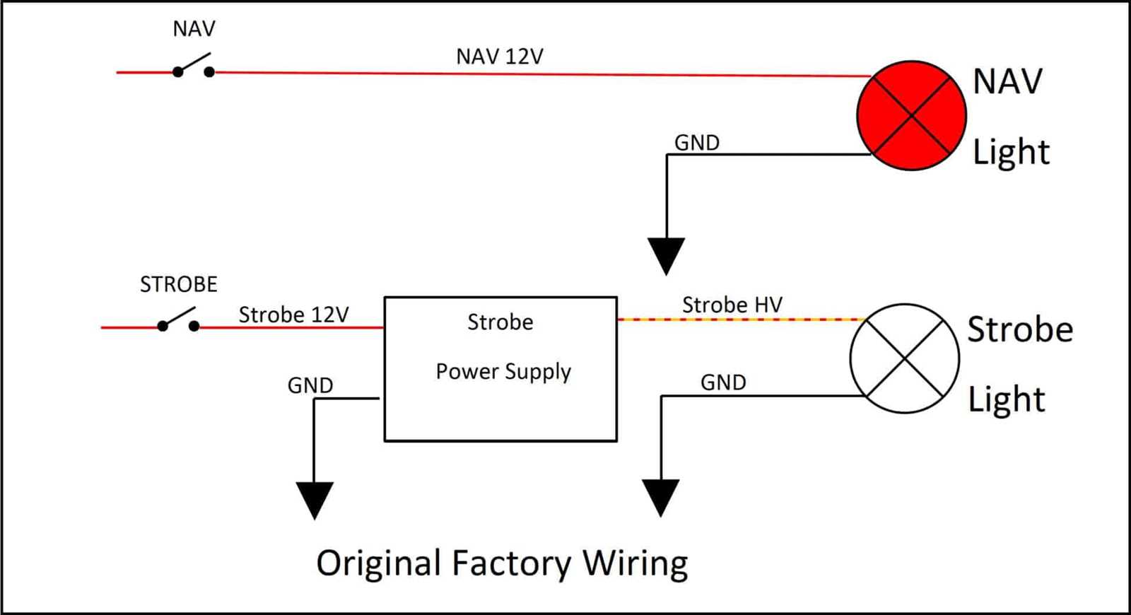 3 wire strobe light wiring diagram