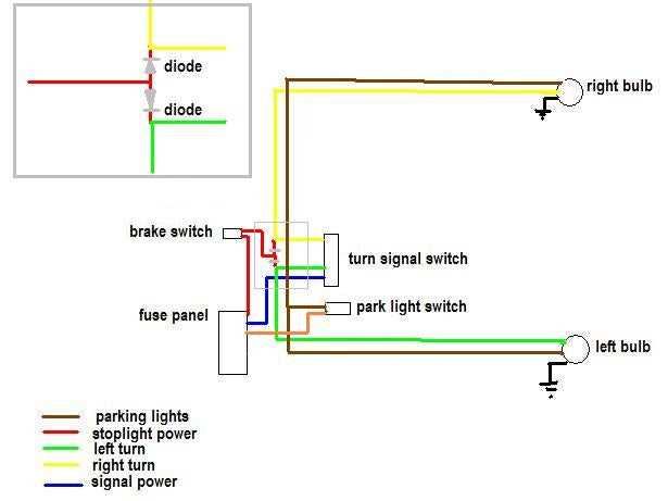 3 wire tail light wiring diagram