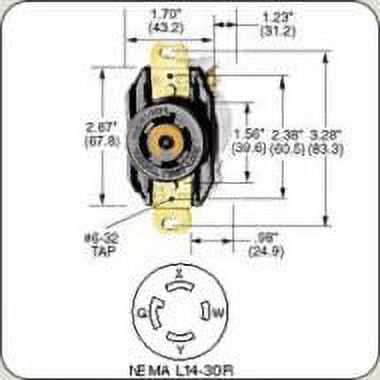 30 amp 3 prong twist lock plug wiring diagram