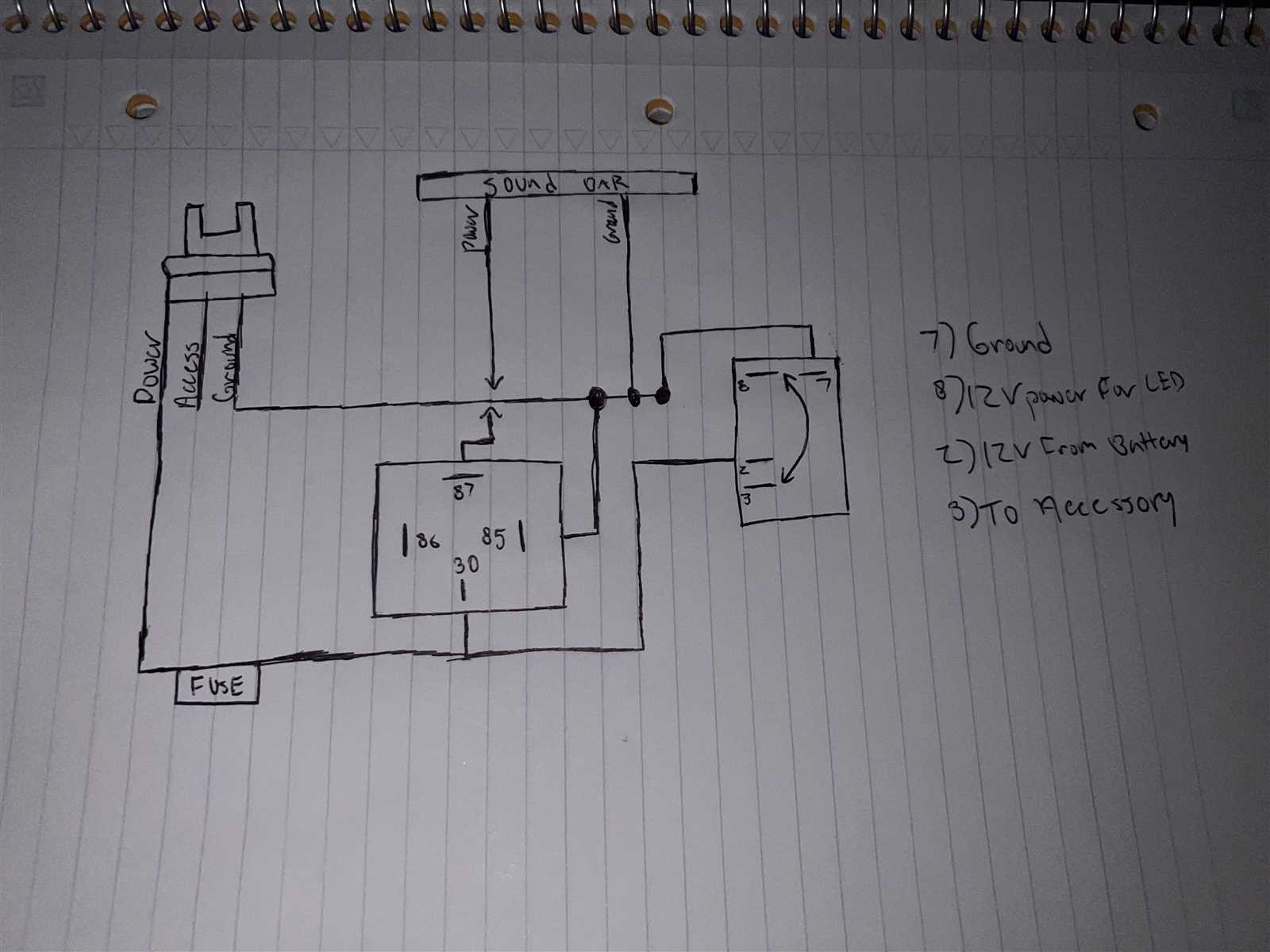 4 pin relay wiring diagram for fan