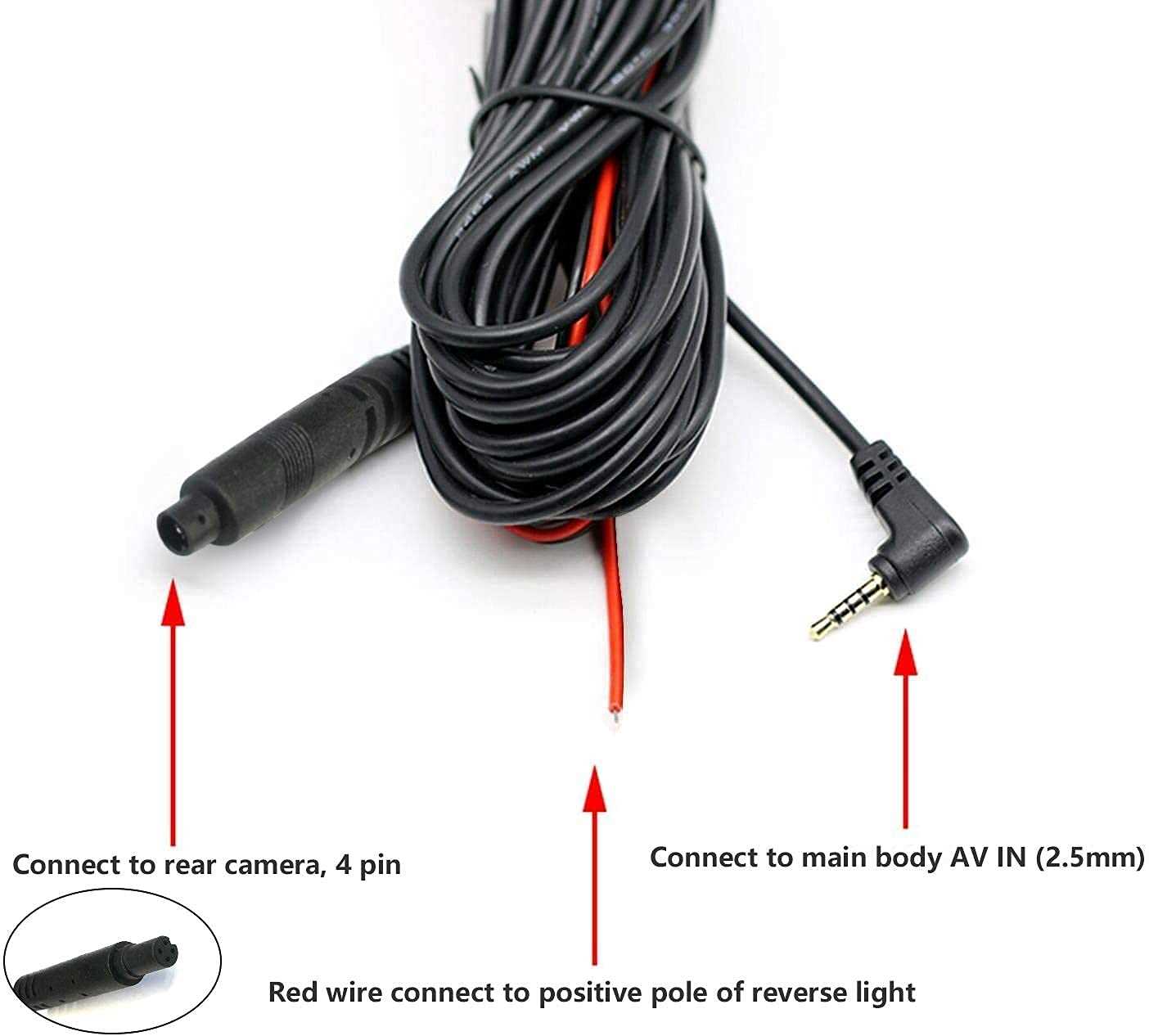 4 pin reverse camera wiring diagram