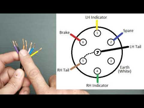 4 pin round trailer plug wiring diagram