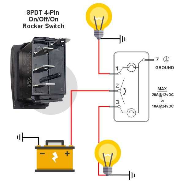 4 prong switch wiring diagram