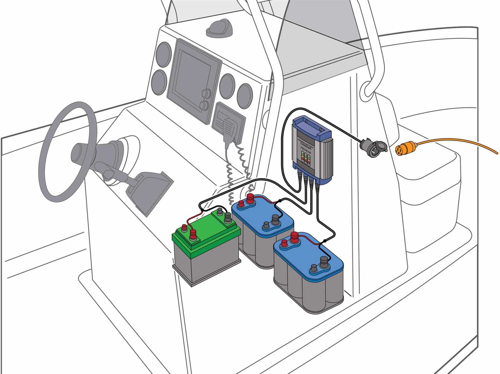 4 battery boat wiring diagram