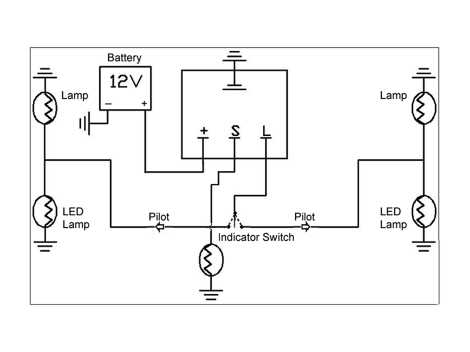 4 pin flasher relay wiring diagram