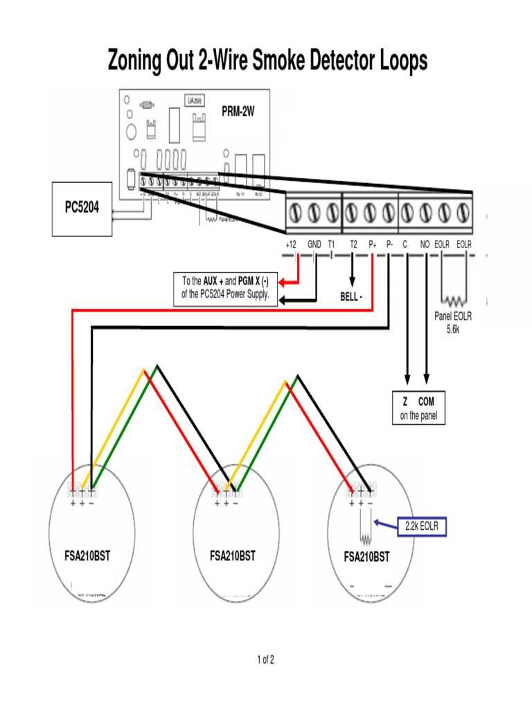 4 wire smoke detector wiring diagram