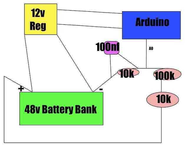 48 volt battery meter wiring diagram