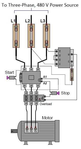 480 single phase wiring diagram