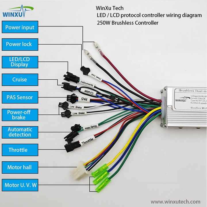 48v brushless motor controller wiring diagram