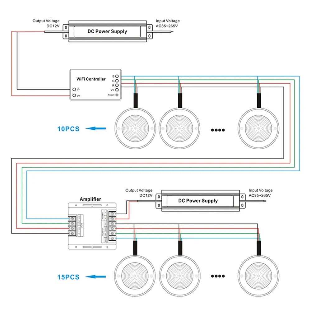 5 wire led light wiring diagram