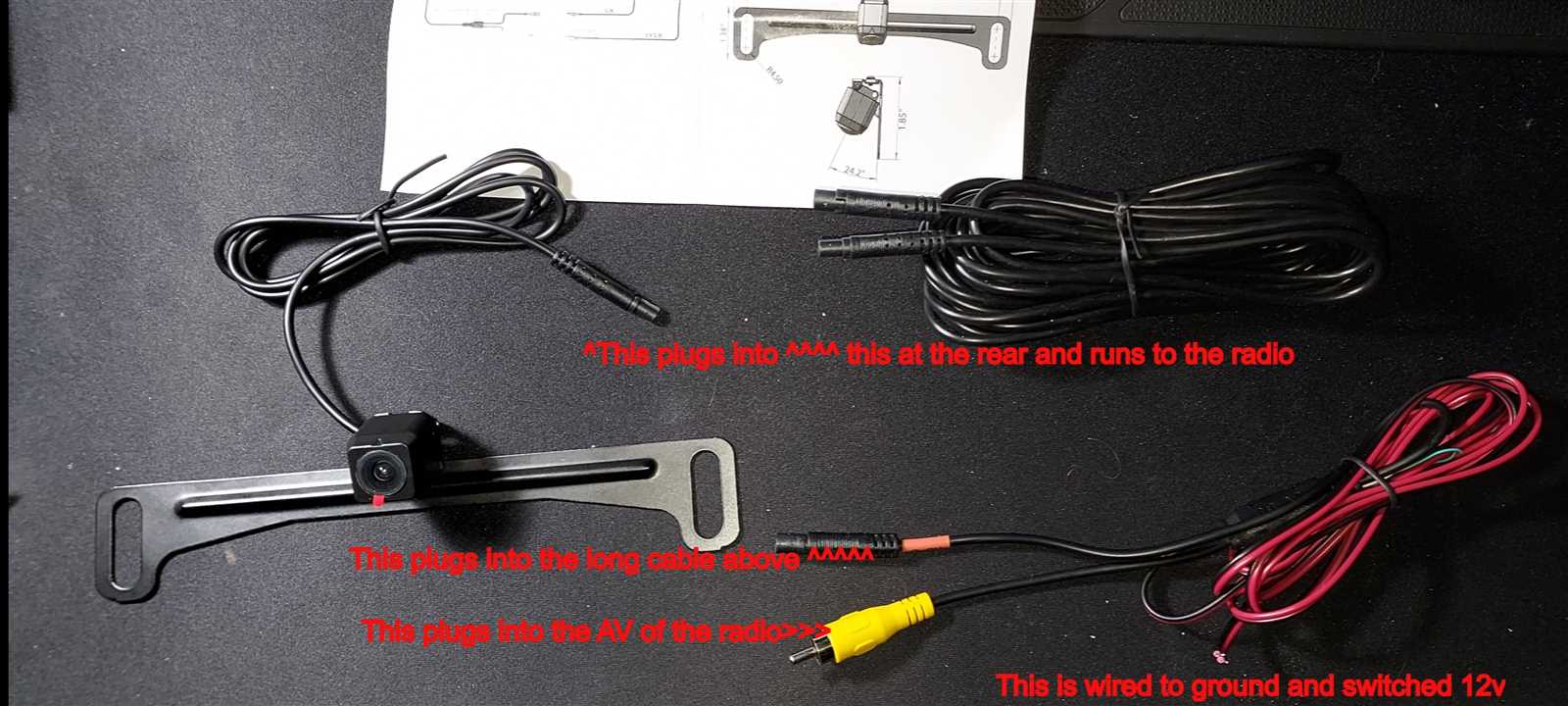 5 pin reverse camera wiring diagram