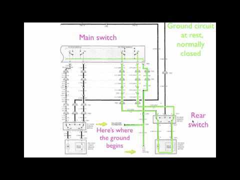 6 pin power window switch wiring diagram