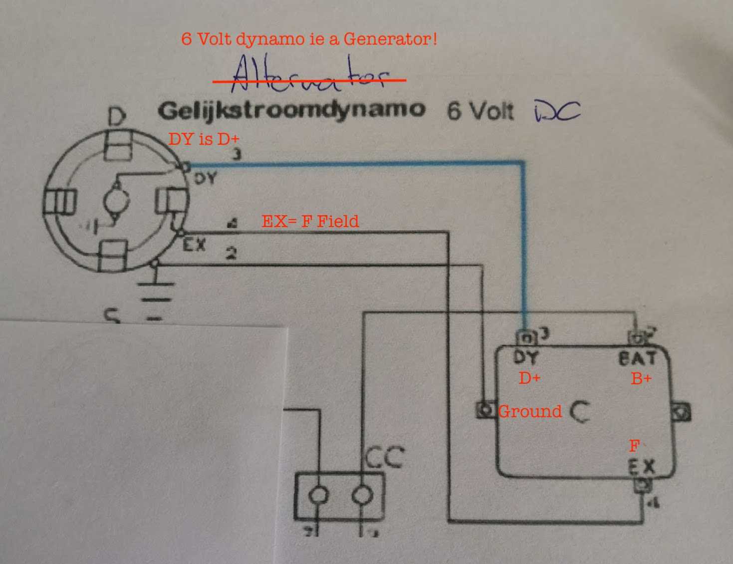 6 pin voltage regulator wiring diagram