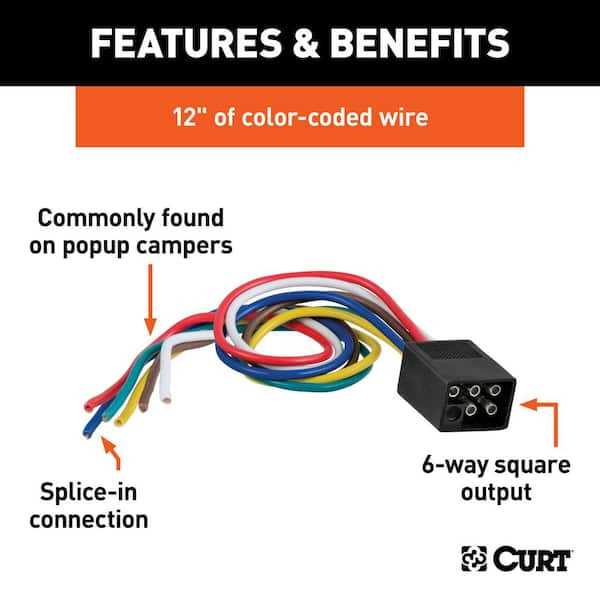 6 pin trailer connector wiring diagram