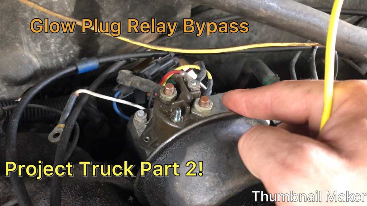 7.3 glow plug relay wiring diagram