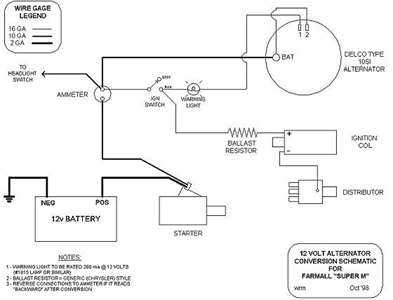 8n ford tractor wiring diagram 6 volt