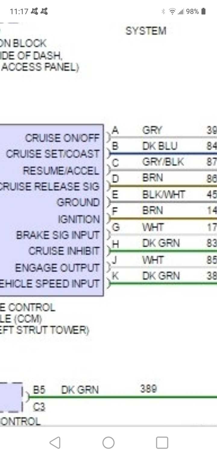 93 ford ranger radio wiring diagram