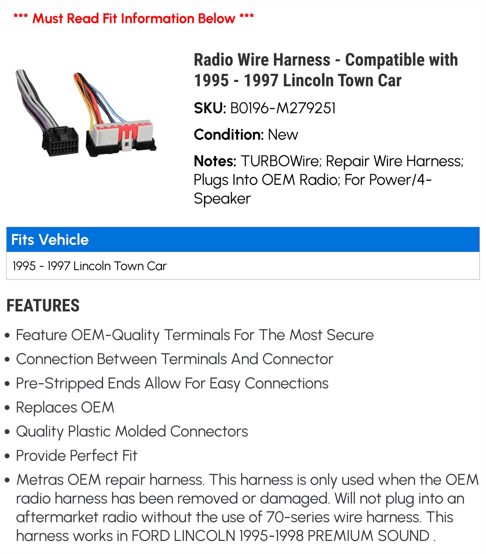 97 lincoln town car radio wiring diagram