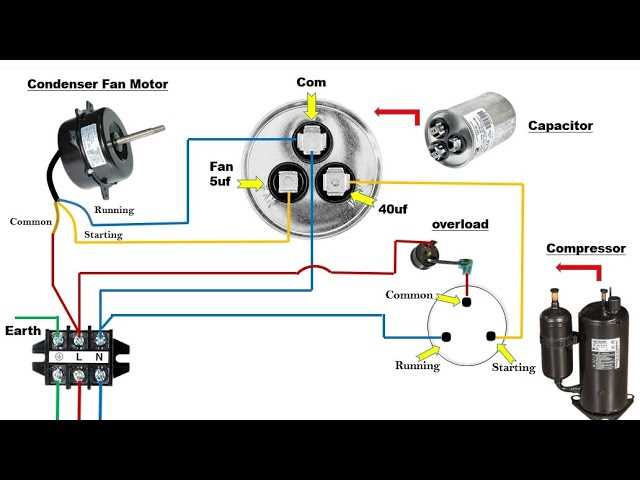 a c capacitor wiring diagram