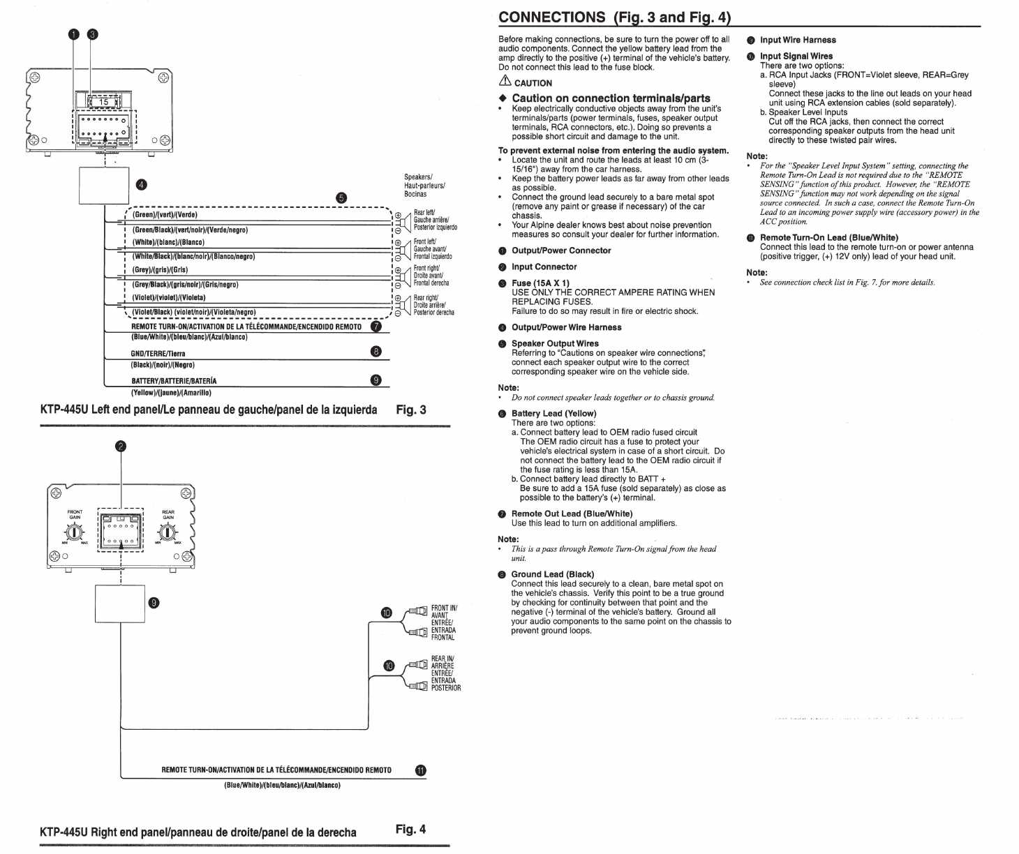 alpine ktp 445a wiring diagram