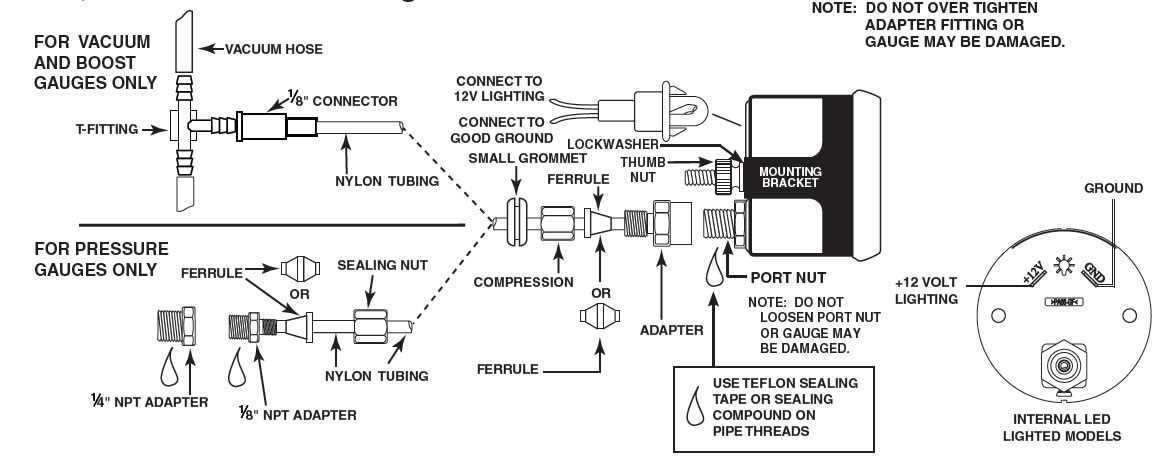 autometer speedometer wiring diagram