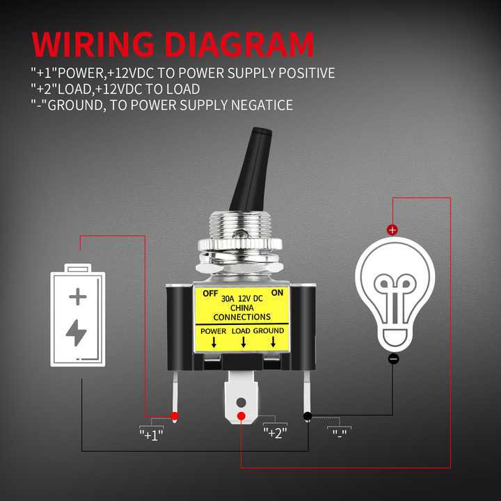 automotive 3 prong toggle switch wiring diagram