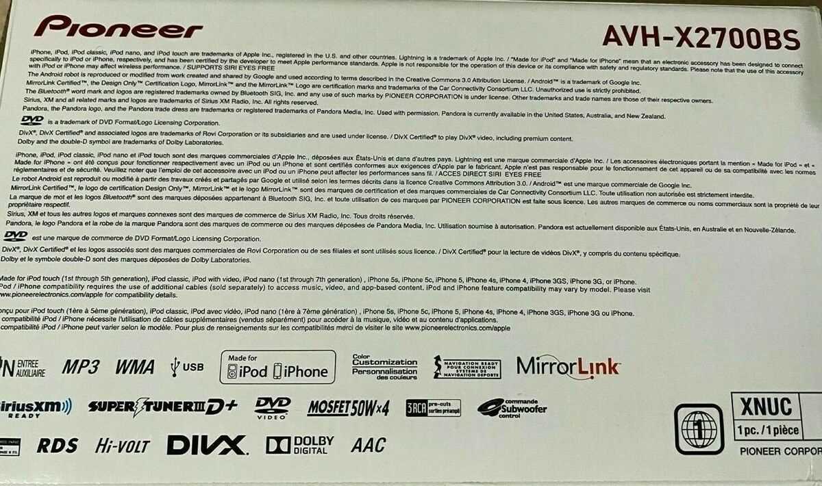 avh x2700bs wiring diagram