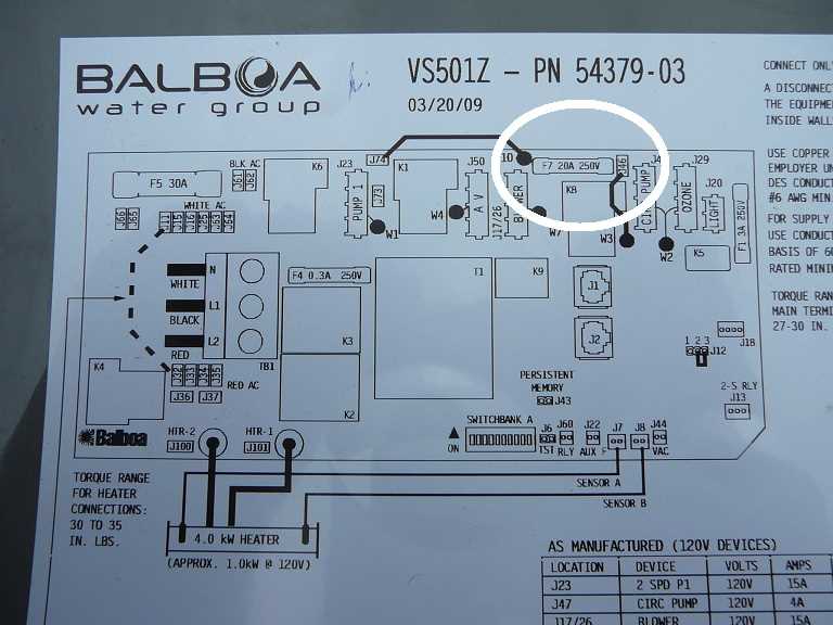 balboa vs501z wiring diagram