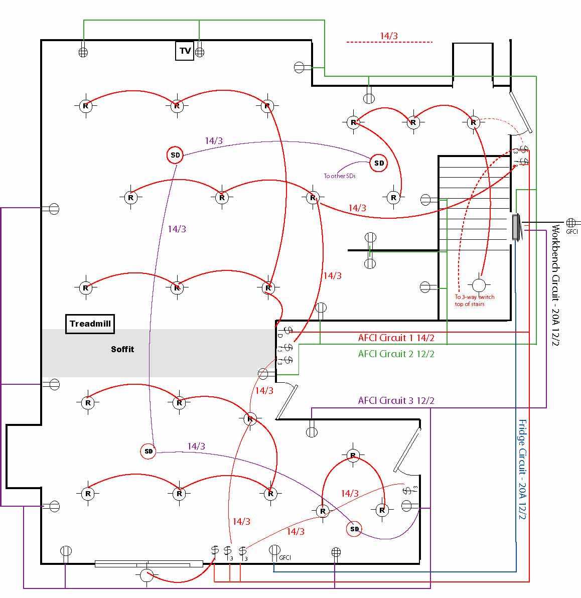 basement electrical wiring diagrams