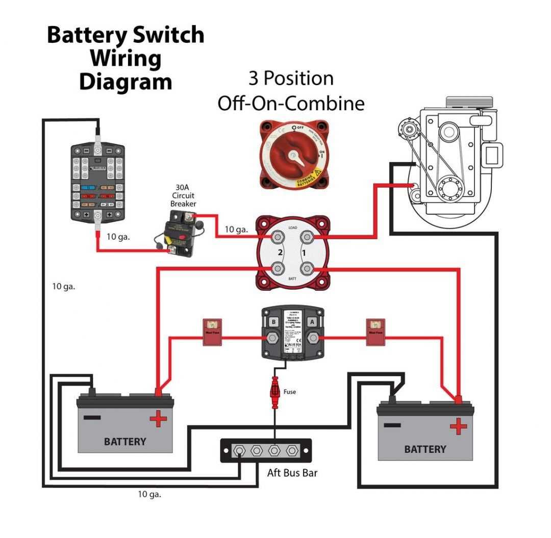 battery switch boat wiring diagram