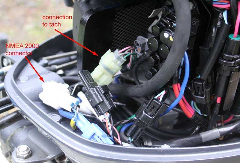 boat tach wiring diagram