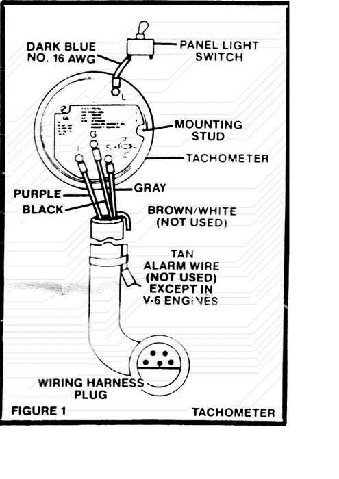 boat tach wiring diagram