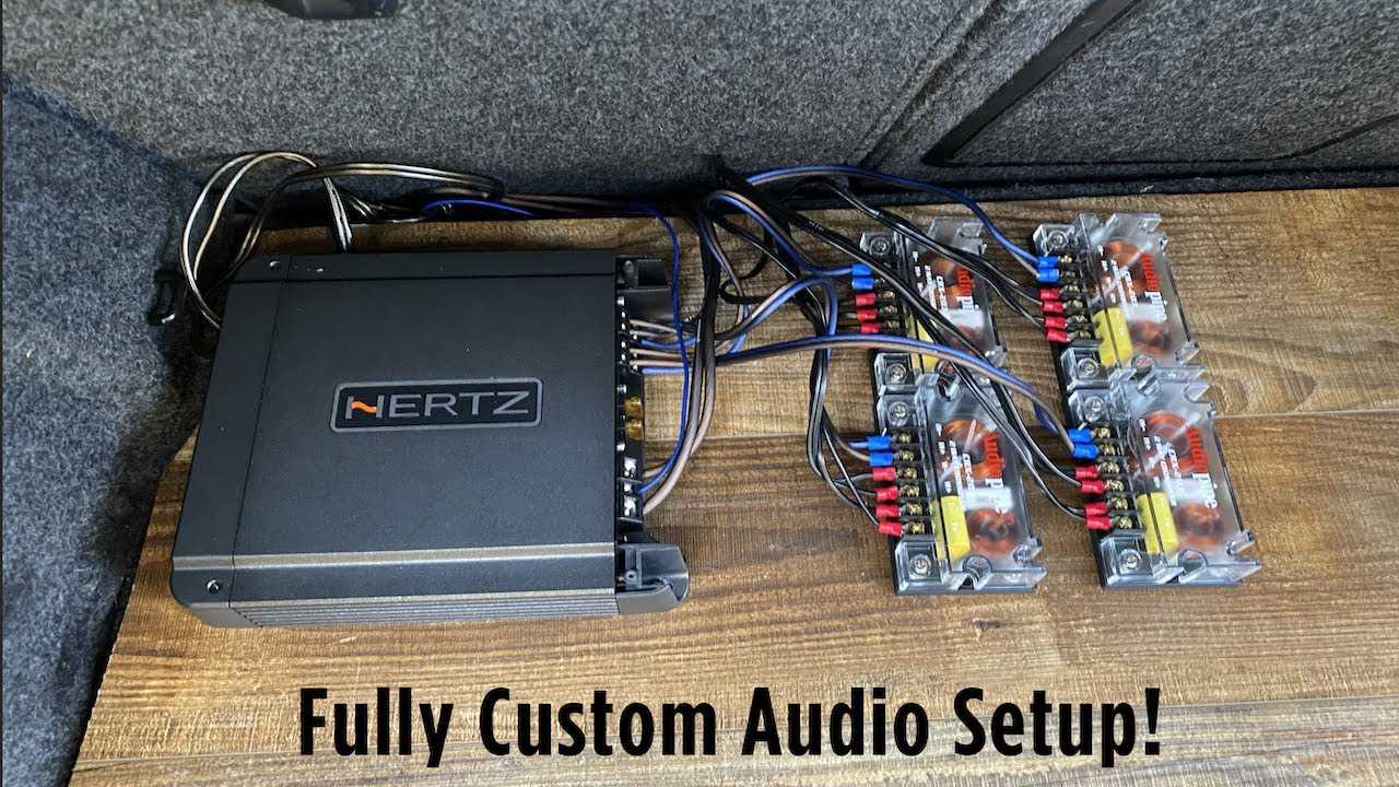 bridged 4 channel amp wiring diagram