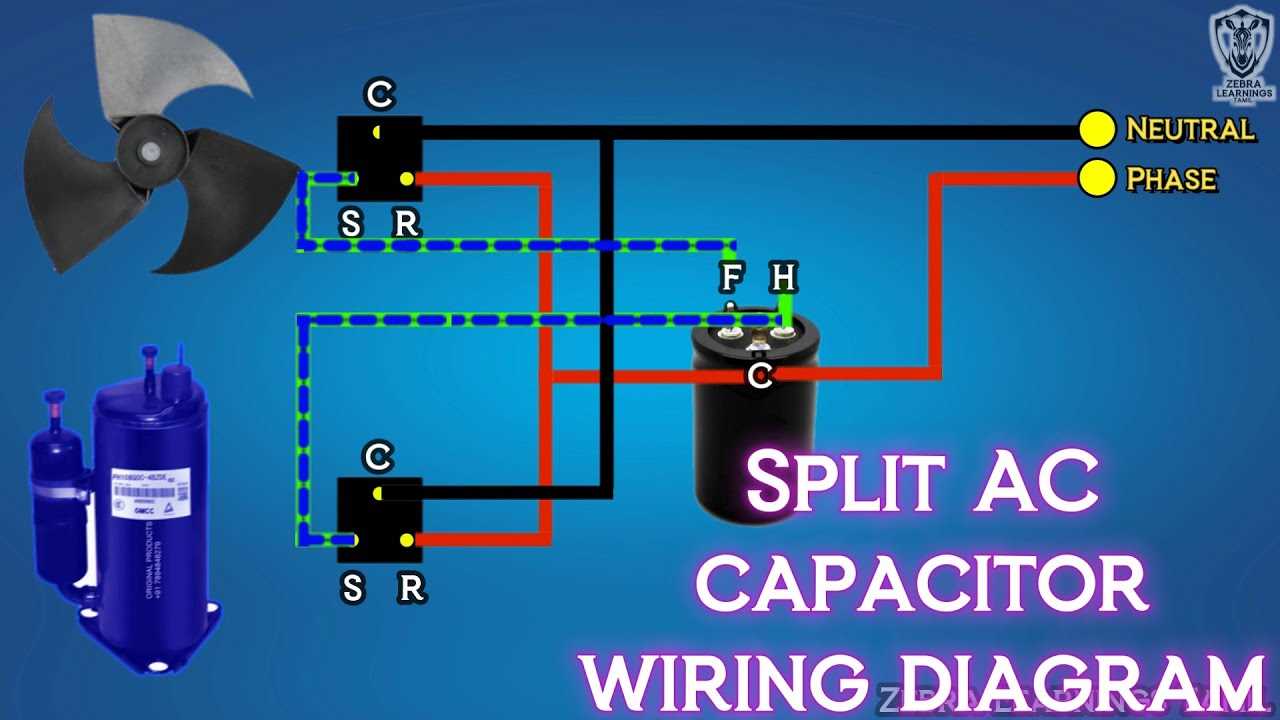 capacitor wiring diagram ac