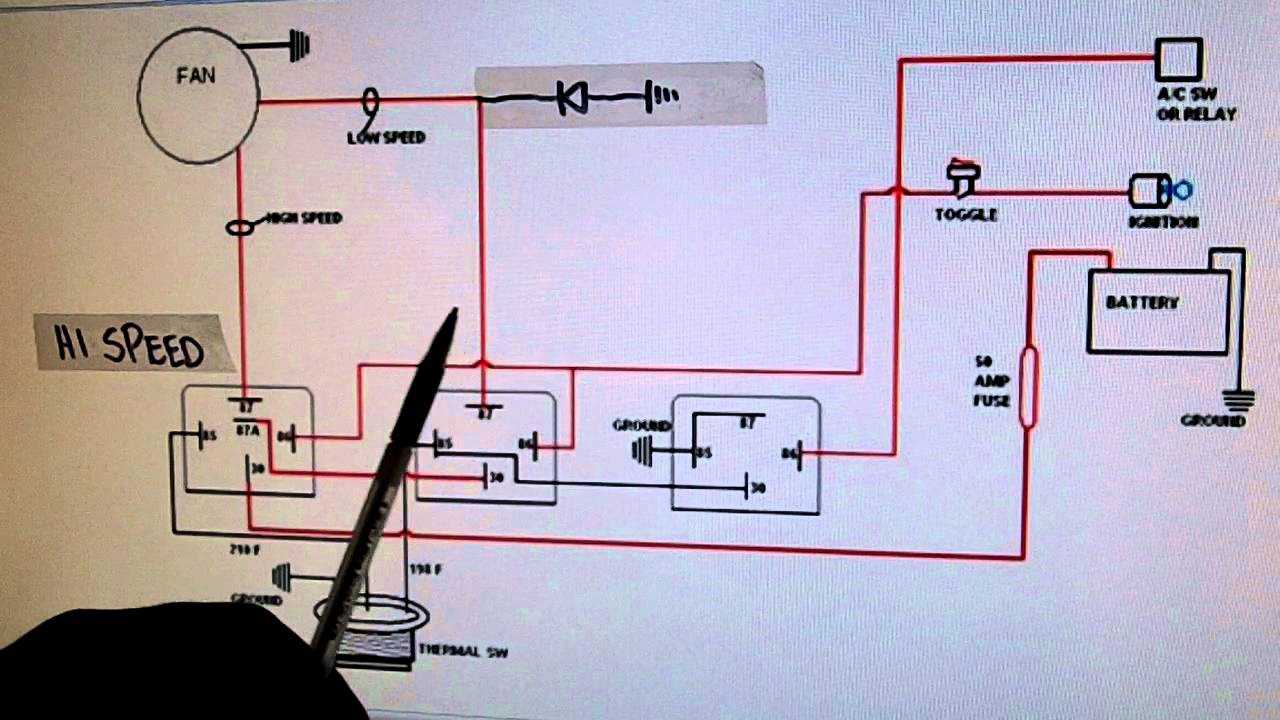 car fan wiring diagram