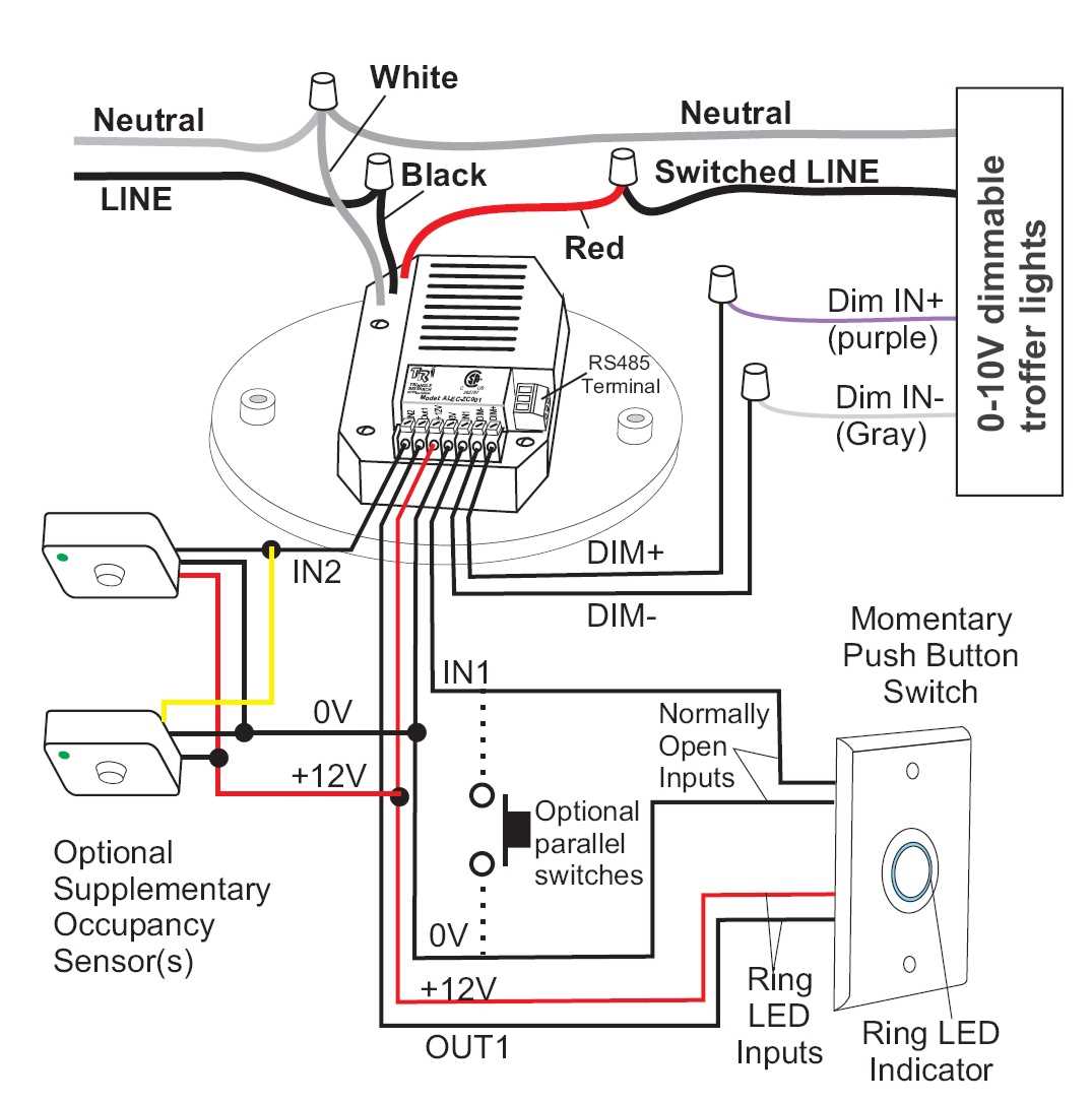 ceiling occupancy sensor wiring diagram